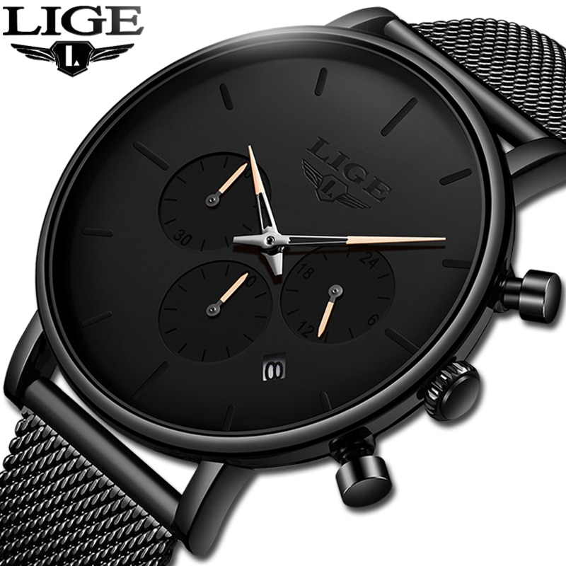 Повседневные женские часы  LIGE 9925